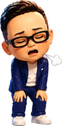 肩を落としてため息をつく男性